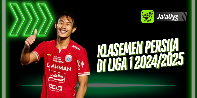 Klasemen Persija di Liga 1 2024/2025